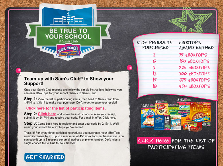 Box Tops For Education TPG Rewards   Sams1 